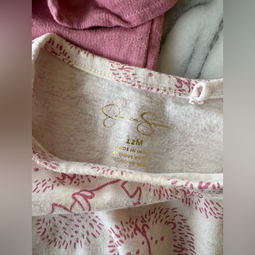 Jessica Simpson cute pink porcupines jumper set.